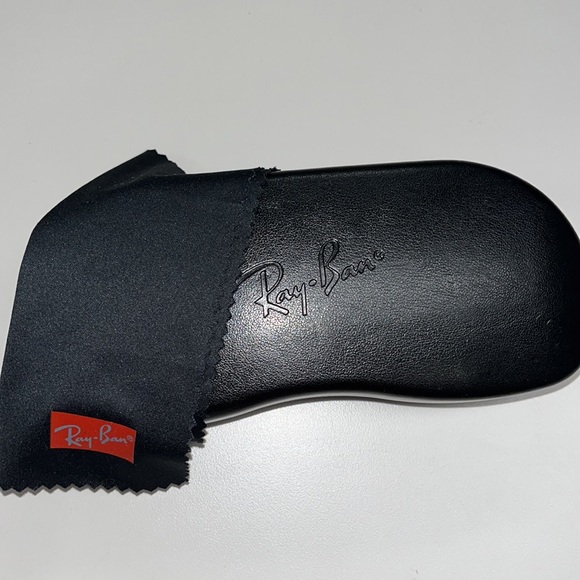 Ray-Ban Accessories - Ray Ban large hard black case with cleaning cloth  eyewear or sunnies, unisex